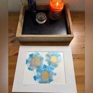 New Original Signed Artwork Alcohol Ink on Paper 182